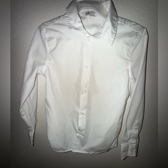 H&M Other - 🧡15 for $20🧡 H&M Boy White dress long sleeve Shirt| size 7